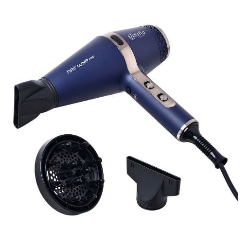 Εικόνα της Πιστολάκι Μαλλιών Estia Hair Luxe Pro με AC Μοτέρ 2200W Blue 06-14735