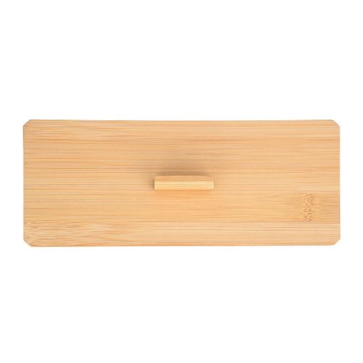 Εικόνα της Κουτί Αποθήκευσης & Οργάνωσης Estia Bamboo Essentials Ορθογώνιο 23.3x9.4x8.8cm Με Καπάκι 02-17668