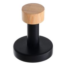 Εικόνα της Κρεμάστρα Επιτοίχια Estia Bamboo Essentials Μονή Μεταλλική Μαύρη 02-14742