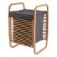 Εικόνα της Καλάθι Απλύτων Estia Bamboo Essentials Με Θήκη Πολυεστέρα 40x35x60.5cm 02-13042