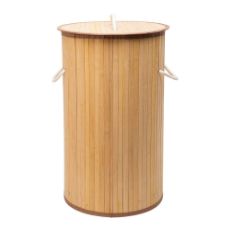 Εικόνα της Καλάθι Απλύτων Estia Bamboo Essentials Πτυσσόμενο Στρογγυλό 57lt 02-12823