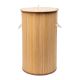 Εικόνα της Καλάθι Απλύτων Estia Bamboo Essentials Πτυσσόμενο Στρογγυλό 57lt 02-12823