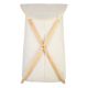 Εικόνα της Καλάθι Απλύτων Estia Bamboo Essentials 40x40x70cm Με Θήκη Πολυεστέρα Πτυσσόμενο Μπεζ 02-18627