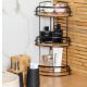 Εικόνα της Εταζέρα Estia Bamboo Essentials Μεταλλική Γωνιακή 3 Θέσεων 49x19.5x19.5cm 02-12786