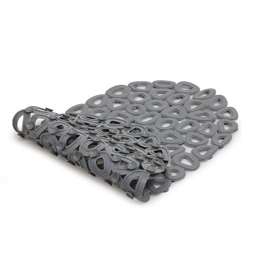 Εικόνα της Αντιολισθητικό Μπανιέρας Estia Eco 68x35cm Ανακυκλωμένο PVC Ανθρακί 02-11604