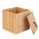 Εικόνα της Κουτί Αποθήκευσης & Οργάνωσης Estia Bamboo Essentials 9x9x8cm 02-13165