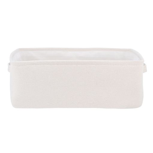 Εικόνα της Κουτί Αποθήκευσης & Οργάνωσης Estia Ivory 26x16.5x11.5cm Mε Χερούλια 02-18863