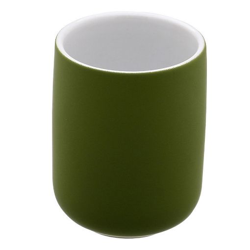 Εικόνα της Ποτηράκι Μπάνιου Estia Olive Series Κεραμικό Olive Green 02-14841