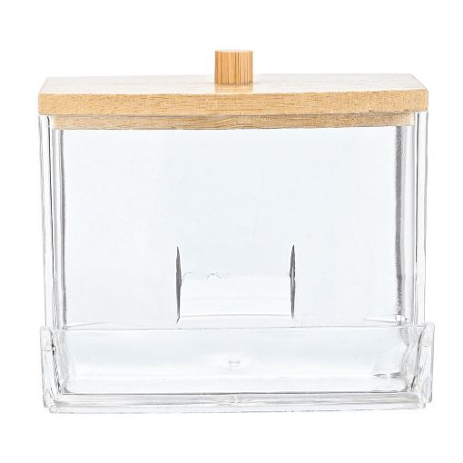 Εικόνα της Κουτί Αποθήκευσης & Οργάνωσης Estia Bamboo Essentials Για Μπατονέτες 9x7.5x7 Με Καπάκι 02-17644