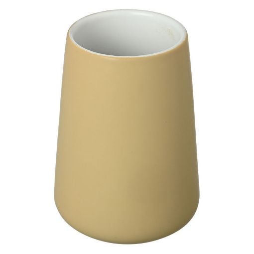 Εικόνα της Ποτηράκι Μπάνιου Estia Fjord Κεραμικό Desert Beige 02-19822
