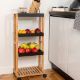 Εικόνα της Τρόλεϊ Αποθήκευσης Estia Bamboo Essentials 4 Επιπέδων 40x30x88cm Μαύρο/Καφέ 01-13035