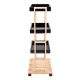 Εικόνα της Τρόλεϊ Αποθήκευσης Estia Bamboo Essentials 4 Επιπέδων 40x30x88cm Μαύρο/Καφέ 01-13035