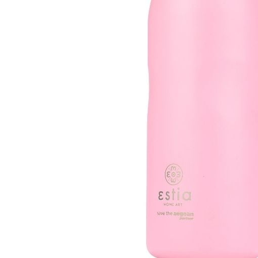 Εικόνα της Μπουκάλι Θερμός Estia Travel Flask Save The Aegean 750ml Blossom Rose 01-22365
