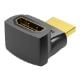 Εικόνα της Adapter Vention HDMI M/F 270° Black AINB0