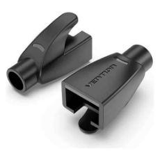 Εικόνα της Κάλυμα Βυσμάτων RJ-45 Vention PVC Black 100 τμχ IODB0-100