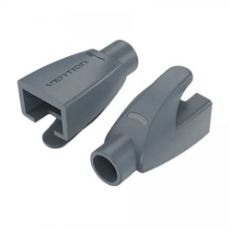 Εικόνα της Κάλυμα Βυσμάτων RJ-45 Vention PVC Gray 100 τμχ IODH0-100