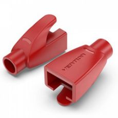Εικόνα της Κάλυμα Βυσμάτων RJ-45 Vention PVC Red 100 τμχ IODR0-100