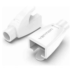 Εικόνα της Κάλυμα Βυσμάτων RJ-45 Vention PVC White 100 τμχ IODW0-100
