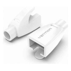 Εικόνα της Κάλυμα Βυσμάτων RJ-45 Vention PVC White 50 τμχ IODW0-50