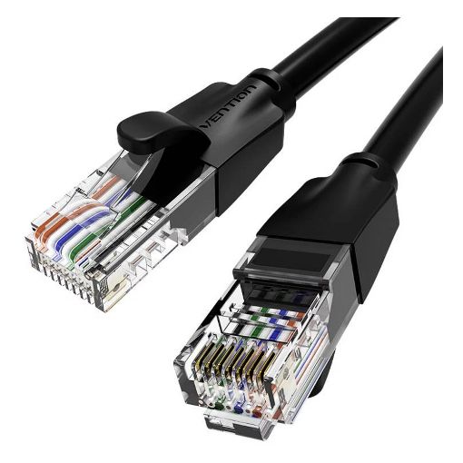 Εικόνα της Καλώδιο Δικτύου Vention UTP Round CAT.6 8m Black IBEBK