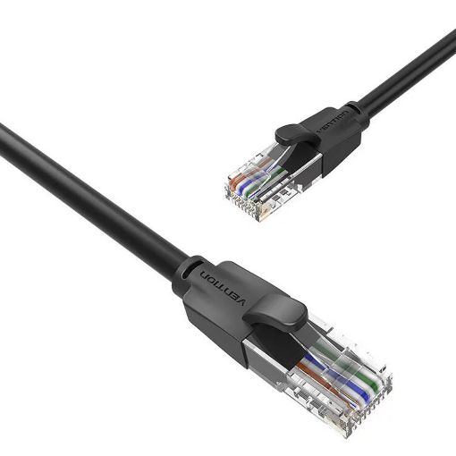 Εικόνα της Καλώδιο Δικτύου Vention UTP Round CAT.6 8m Black IBEBK