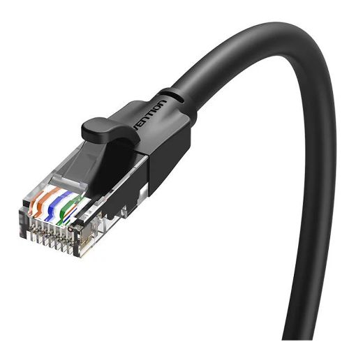 Εικόνα της Καλώδιο Δικτύου Vention UTP Round CAT.6 8m Black IBEBK