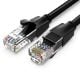 Εικόνα της Καλώδιο Δικτύου Vention UTP Round CAT.6 1m Black IBEBF