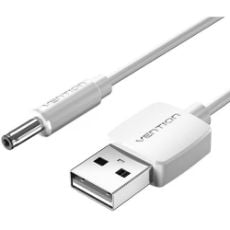 Εικόνα της Καλώδιο Τροφοδοσίας Vention USB to DC 3.5mm 0.5m White CEXWD
