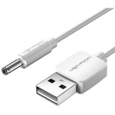 Εικόνα της Καλώδιο Τροφοδοσίας Vention USB to DC 3.5mm 1m White CEXWF