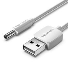 Εικόνα της Καλώδιο Τροφοδοσίας Vention USB to DC 3.5mm 1.5m White CEXWG