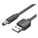 Εικόνα της Καλώδιο Τροφοδοσίας Vention USB to DC 5.5mm 1.5m Black CEYBG