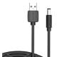 Εικόνα της Καλώδιο Τροφοδοσίας Vention USB to DC 5.5mm 1.5m Black CEYBG