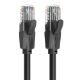 Εικόνα της Καλώδιο Δικτύου Vention UTP Round CAT.6 10m Black IBEBL