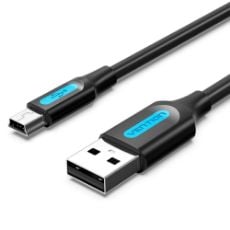 Εικόνα της Καλώδιο Vention USB 2.0 to Mini USB AM/BM 0.5m Black COMBD