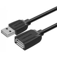 Εικόνα της Καλώδιο Προέκτασης USB 2.0 Vention 3m Black VAS-A44-B300