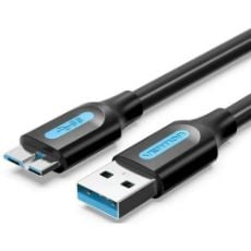 Εικόνα της Καλώδιο Vention USB 3.0 to WD USB AM/AM 1m Black COPBF