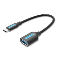 Εικόνα της Converter Vention USB-C to USB-A M/F 0.15m Black CCVBB