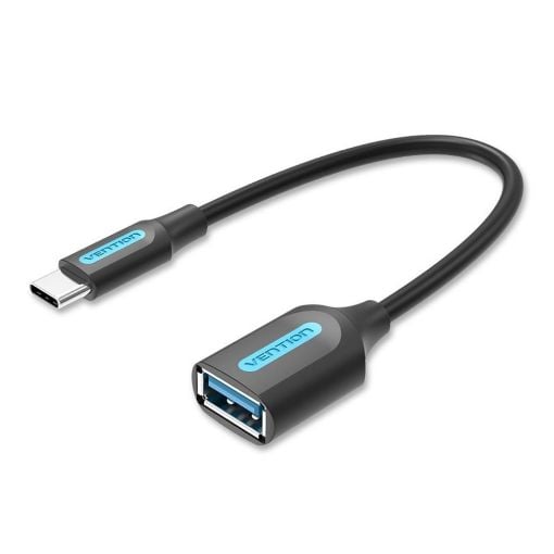 Εικόνα της Converter Vention USB-C to USB-A M/F 0.15m Black CCVBB