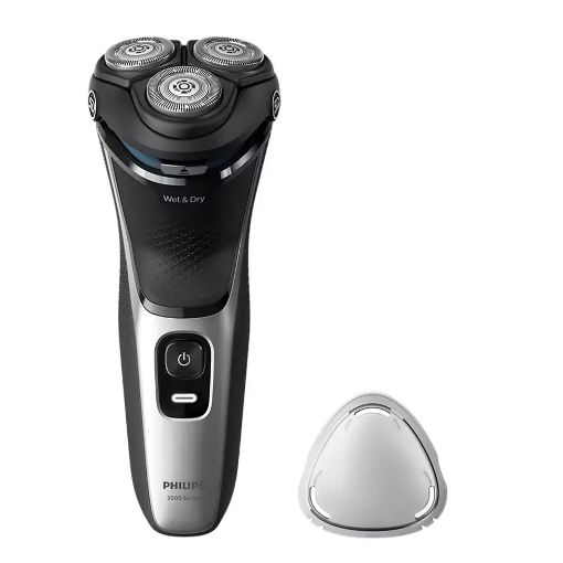 Εικόνα της Ξυριστική Μηχανή Philips Shaver 3000 Series Επαναφορτιζόμενη Silver/Black S3143/00