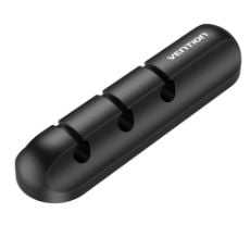 Εικόνα της Desktop Cable Manager Vention 3-Ports Black KBTB0