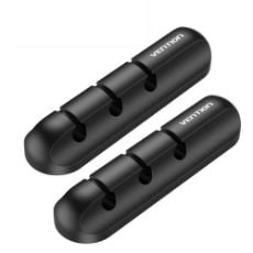 Εικόνα της Desktop Cable Manager Vention 3-Ports Black (2-Pack) KBTB0-2