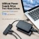 Εικόνα της USB Hub Vention 4-Port USB 2.0 Black (0.15m) CHMBB
