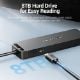 Εικόνα της USB Hub Vention 4-Port USB 2.0 Black (0.15m) CHMBB
