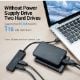 Εικόνα της USB Hub Vention 4-Port USB 2.0 Black (0.5m) CHMBD