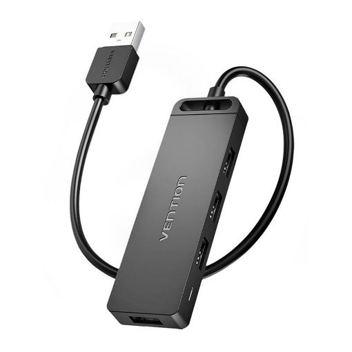 Εικόνα της USB Hub Vention 4-Port USB 2.0 Black (1m) CHMBF