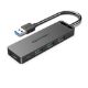 Εικόνα της USB Hub Vention 4-Port USB 3.0 Black (0.15m) CHLBB