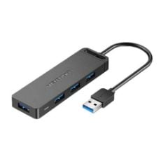 Εικόνα της USB Hub Vention 4-Port USB 3.0 Black (1m) CHLBF