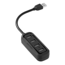 Εικόνα της USB Hub Vention 4-Port USB 2.0 Black (0.15m) VAS-J43-B015