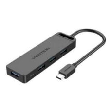 Εικόνα της USB-C Hub Vention 4-Port USB 3.0 Black (0.5m) TGKBD