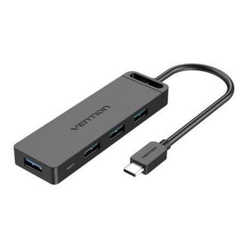 Εικόνα της USB-C Hub Vention 4-Port USB 3.0 Black (0.5m) TGKBD